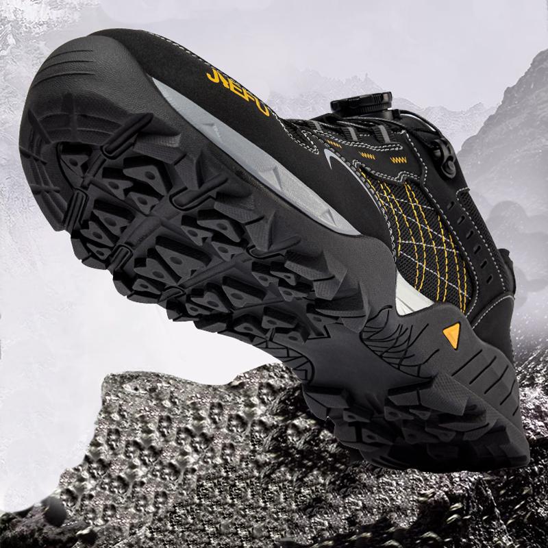 Quality Men Insulating Shoes Rotating Button Safety Shoes Men Boots Work Sneakers Steel Toe Shoes Puncture-Proof Security Shoes