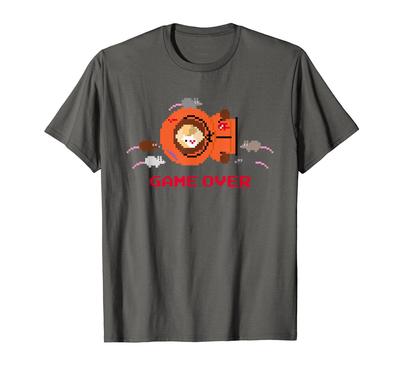 South Park Kenny Dead Game Over Pixelated T-Shirt