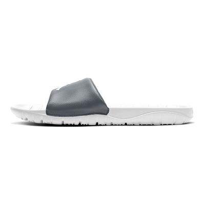 Soft Sole Sports Rubber Slide Sandals Men Footwear Silver White AR6374-012