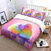 Rainbow Parrots Cuddling Warmly Printed Duvet Cover Set1 Duvet Cover+2 Pillowcasemulti Size Bedroom Bedding Decor Luxury Gifts