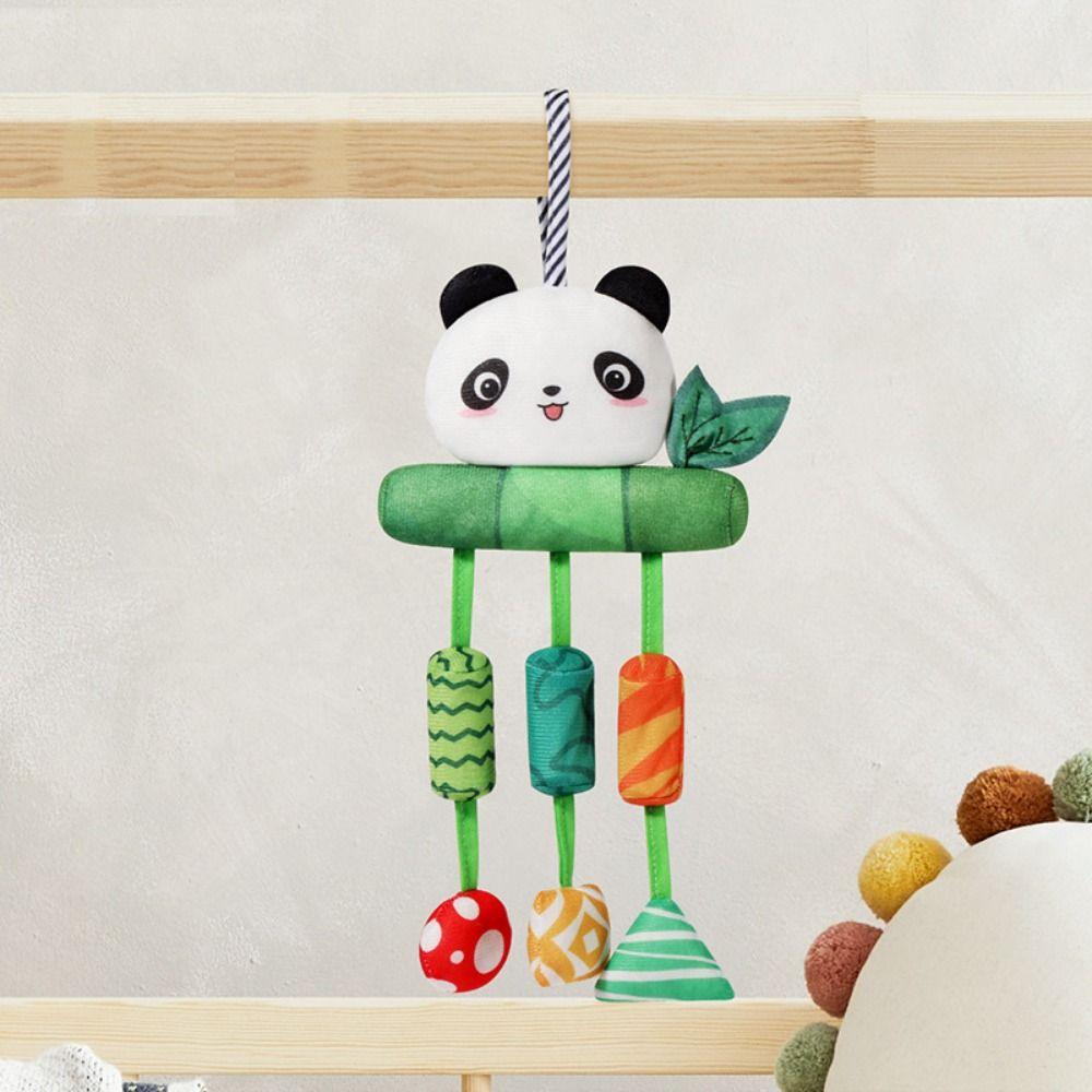 Cute Baby Wind Chime Toy Soft Plush Sensory Learning Toys  Car Seat