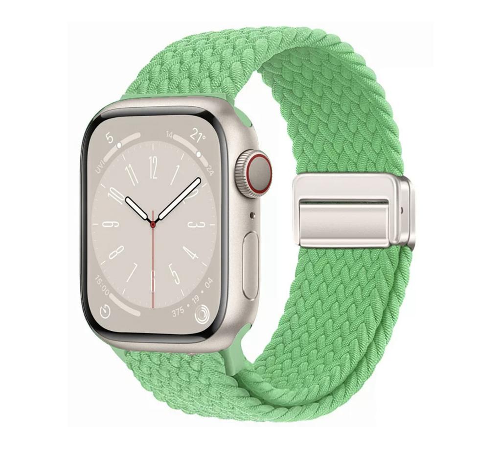 Bracelet Magnétique Tressé en Nylon Pour Apple Watch S10 Génération Applewatch789Iwatchse