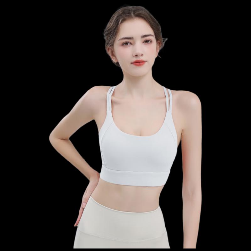 OEING Cross-Back Padded Anti-Shock Sports Bra