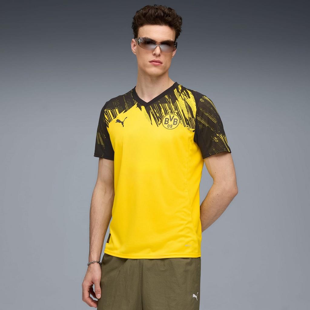Puma BVB HOME JERSEY REPLICA Men's Shirt Yellow 78008801 R S