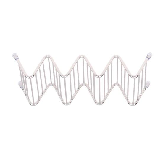 Taco Holder Multifunctional Pancake Stand Spring Roll Rack Hot Dog Shelf Rust-Proof Stainless Steel Serving Rack for Snacks Party Platter
