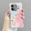 KEYSION Crossbody Strap Phone Case for Redmi Note 13 Pro 4G 5G Cute Cartoon Long Lanyard Mirror Shockproof Cover for POCO X6 M6 Pro 4G