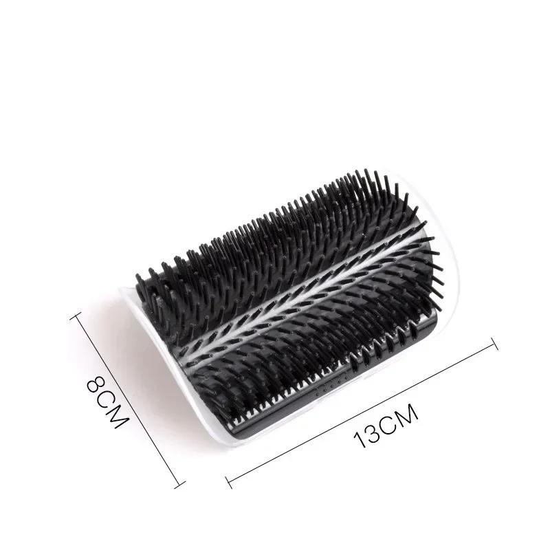 

Щетка для домашних животных, расческа для кошек, аксессуары, мягкая игрушка для кошек, устройство для ухода за собой, скребок для лица, скребки, домашние вещи, паровые питомцы для кошек чёрный