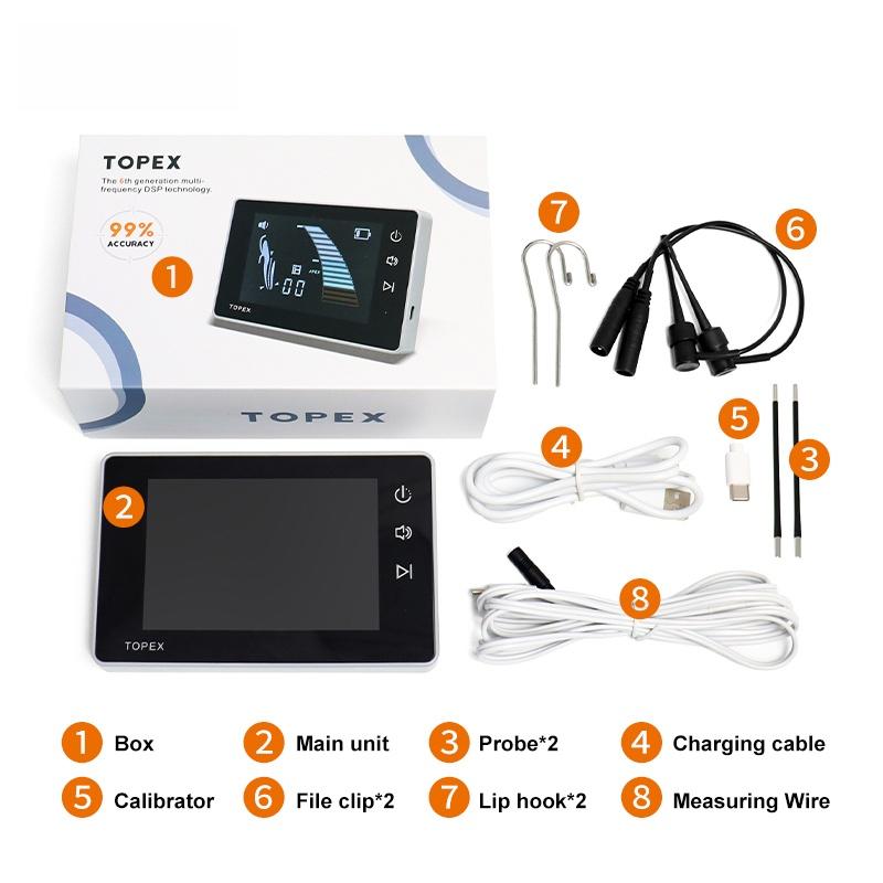 Zahnärztliches Endodontisches Wurzelspitzenlokalisator Wurzelkanal Wiederaufladbare Batterie LCD-Bildschirm Apikaler Locator Instrument Werkzeug