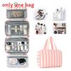Travel Toiletry Bag With Wet And Dry Separation For Cosmetics And Makeup Storage