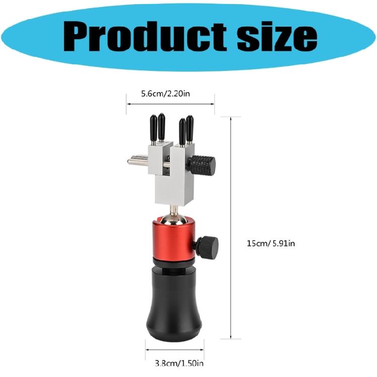 All Angle Positioning Aluminum Clamps Tool Not Slip Rubber Pad Crafting Vise Optimized for Detailed Painting Tasks