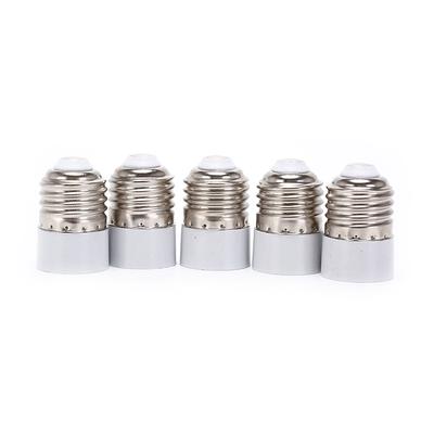 Lot de 5 adaptateurs de douilles de lampe E27 vers E14