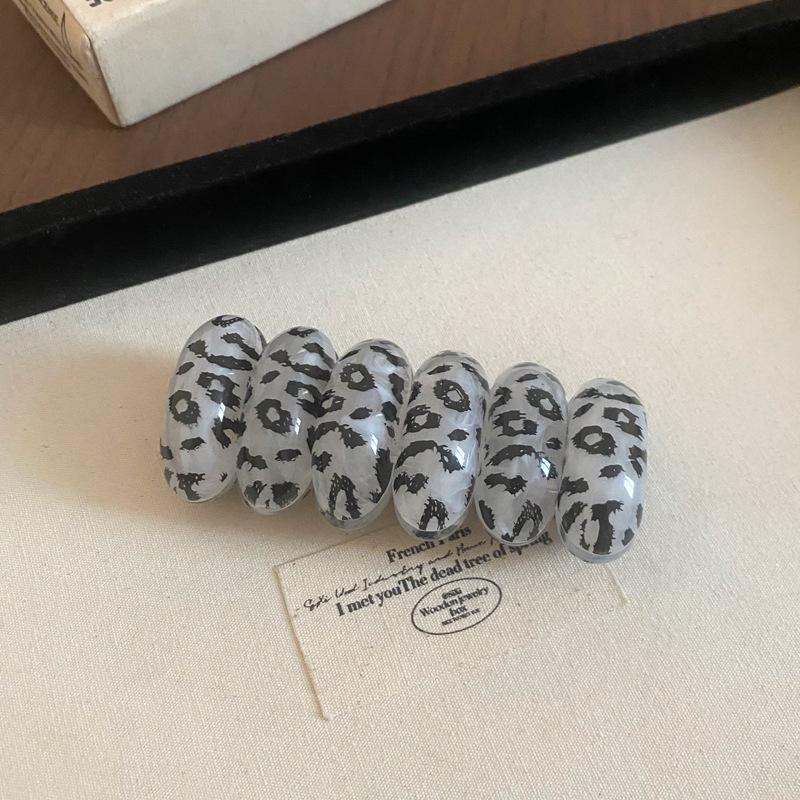 Colorful Acetate Open Bangle: Exaggerated Light Luxury Bracelet for Women