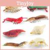Ocean Animal Pvc Pipi Shrimp And Crab Figures Set With Static Marine Models For Marine Enthusiasts