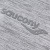 SAUCONY Sports Lifestyle Series Stand Collar Pullover Letter Drop Shoulder Long Sleeve Knit Sweater Men Sweater Light-Flower-Gray SC2249104A-MG23