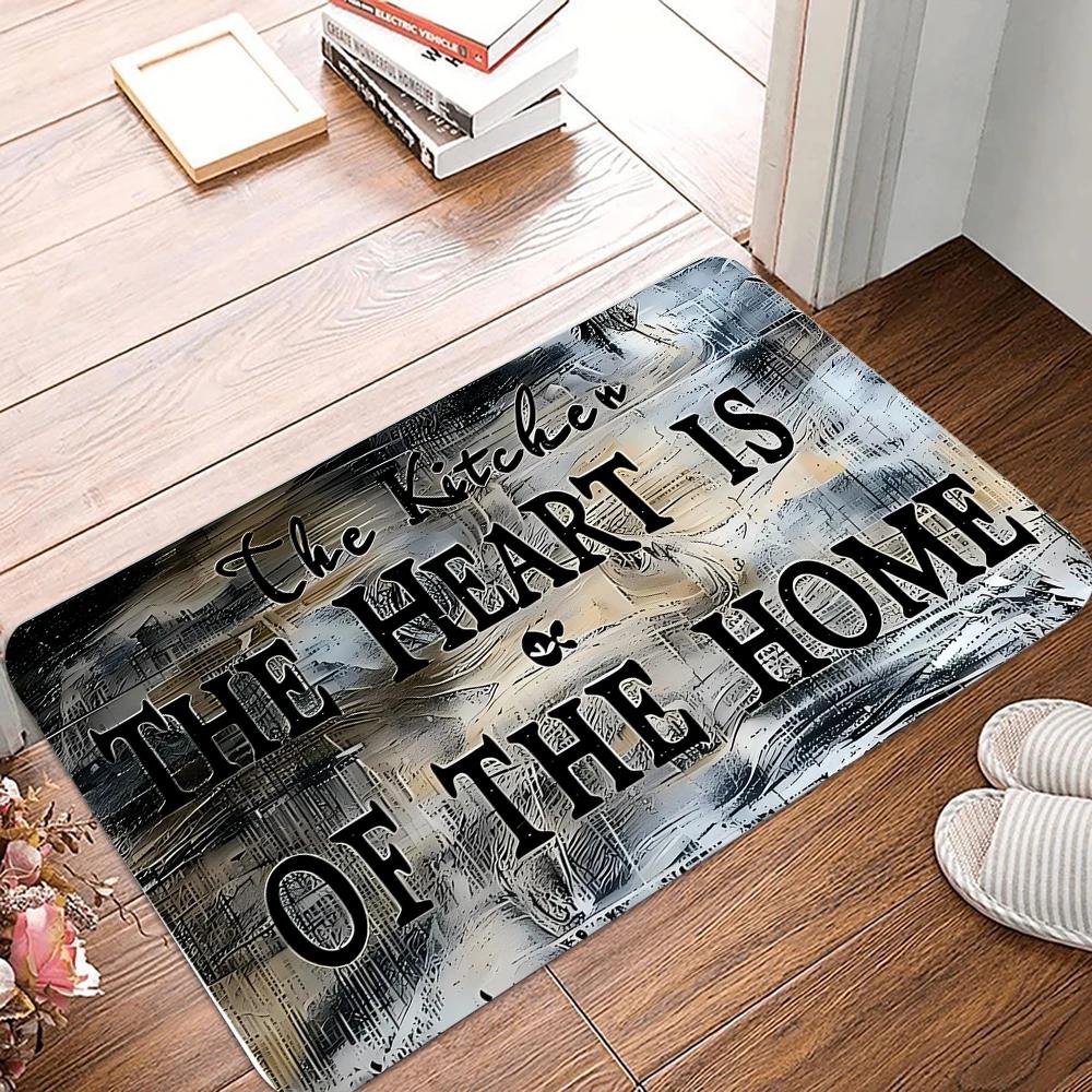 Retro Welcome Mat Non Slip Floor Rug Washable Bedroom Kitchen Entrance Doormat Polyester Home Decor Carpet