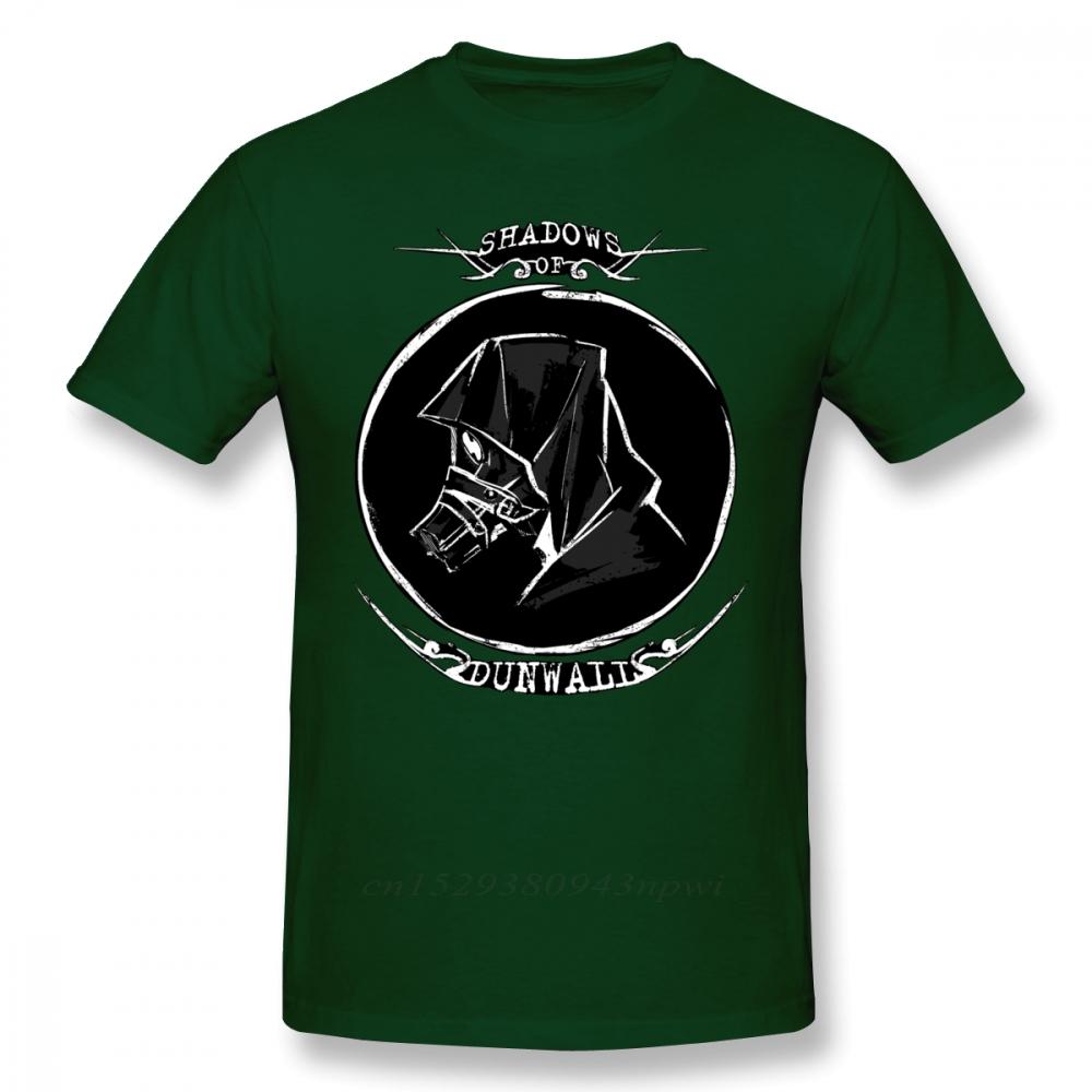 

Dishonored T Shirt Black Shadows TShirt Short Sleeve Printed Tee Shirt Mens Cute Beach 100 Cotton Tshirt S