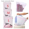 Zipped Laundry Bags Reusable Washing Machine Clothing Care Washing Bag Mesh Net Bra Socks Lingerie Underwear Laundry Bags 2Sizes