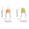 Bite-Proof Squeaky Plush Dog Toys Interactive Cartoon Duck/Frog Shape Dog Chewing Rope Toy Fun Sound Cleaning Teeth