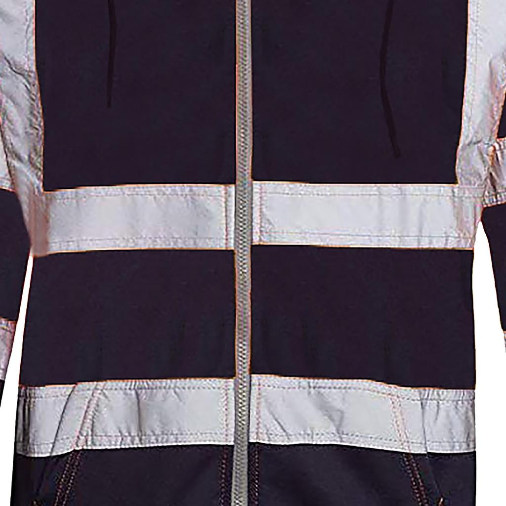 Maglia da uomo ad alta visibilità da lavoro su strada, felpa con cappuccio, manica lunga, camicetta