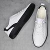 Men'S Shoes Spring Autumn Newest Genuine Leather Fashion Man Casual Soft Sole Shoes British Trend All-Match Skateboard Sneakers Men