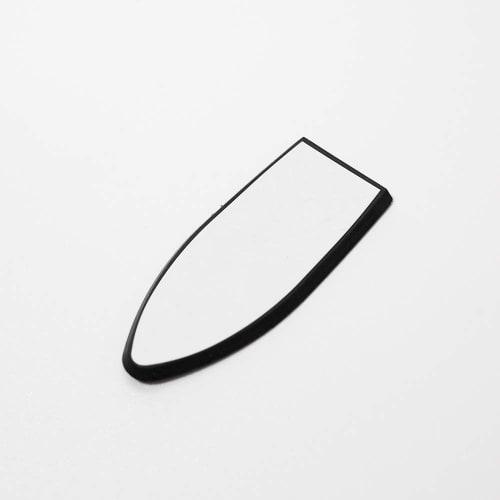 Ozaki Kame Shoten KO Finishing Spatula, Kamisashi, Large Size, Replacement Rubber, Matte Black PRO, 3mm, 1 Piece | Caulking Sealing Spatula