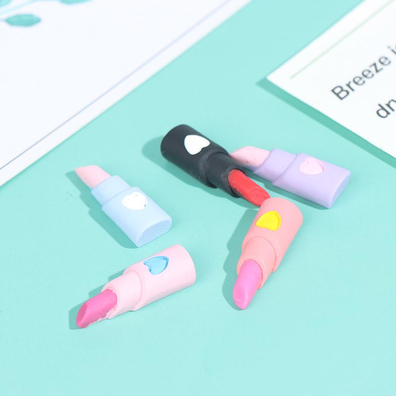 5 Stück Miniatur Niedlicher Lippenstift Simulation Kosmetik DIY Spielzeug Puppenhaus