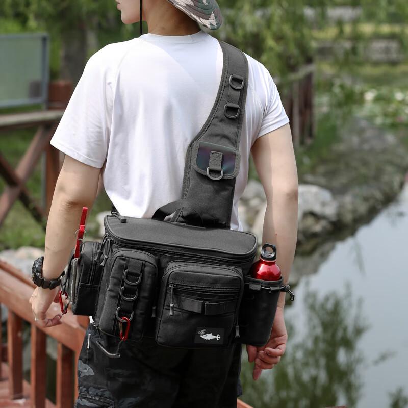 Qi Shen Yue Outdoor Multi-functional Fishing & Camping Shoulder Bag