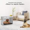 Pet Dog Kennel Cover 210D Oxford Dustproof Waterproof Durable Dog Cage Dust Cover  Outdoor Foldable Universal Dog Cage Accessory