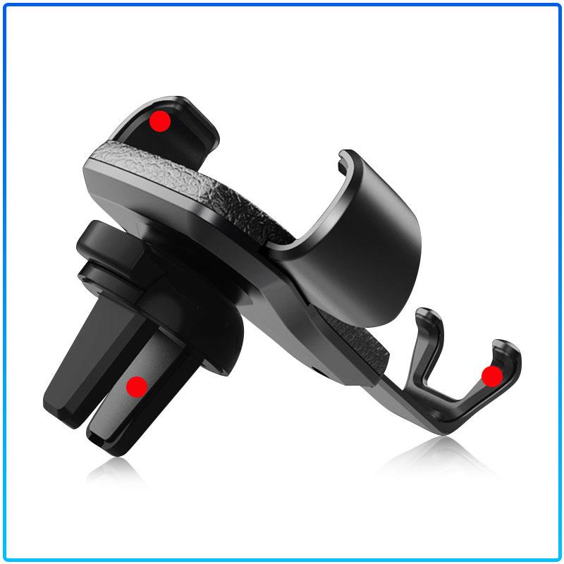 Car Badge Emblem Phone Holder Bracket Air Clip Mount Stand Accessories For Volvo 240 C70 S40 S50 S60 S70 S80 S90 V40 V50 V60 V90 XC40 XC60 XC90 Truck