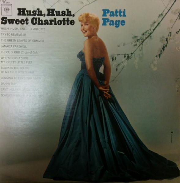 LP Record PATTI PAGE Hush Hush Sweet Charlotte XLP79936 Columbia 1965 Canada Jazz Used
