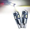 Ultra Bright T10 W5W 3030 Lens LED Fog Signal Lights Bulbs 12V Plug and Play for Car Tail Front Fog Reverse Stop Lights Bulbs 7