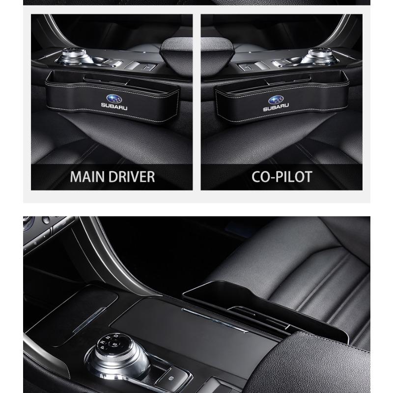 2 st Bilsätesorganisatör Förvaringslåda för springor Spaltgap Biltillbehör För Subaru Legacy LEVORG WRX Outback XV Forester Ascent Exiga SOLTERRA Tribeca