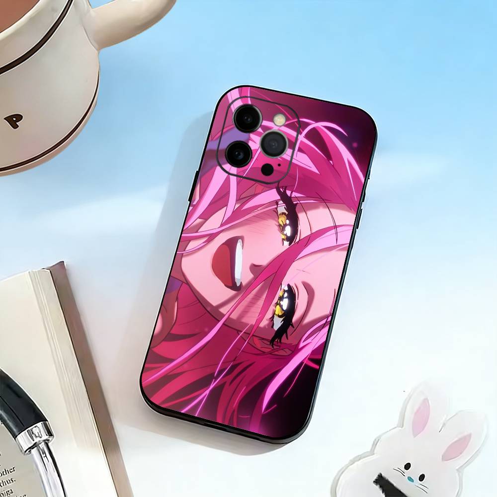 A-Anime Girl Phone Case For iPhone 17, 16,15,14,13,12,11 Plus,Pro Max, Others Soft Black Cover