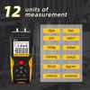 Manômetro Digital T9-S8830 ±36,8 kPa Testador de Pressão HVAC de Porta Dupla 12 Unidades Armazenamento de 99 Dados Luz de Fundo