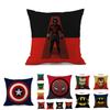 Elegant Superheroes Spiderman Ironman Superman Cushion Cover With Invisible Zipper