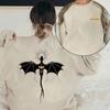 Two-Sided Violet'S Dragon Mark Sweater Hoodies