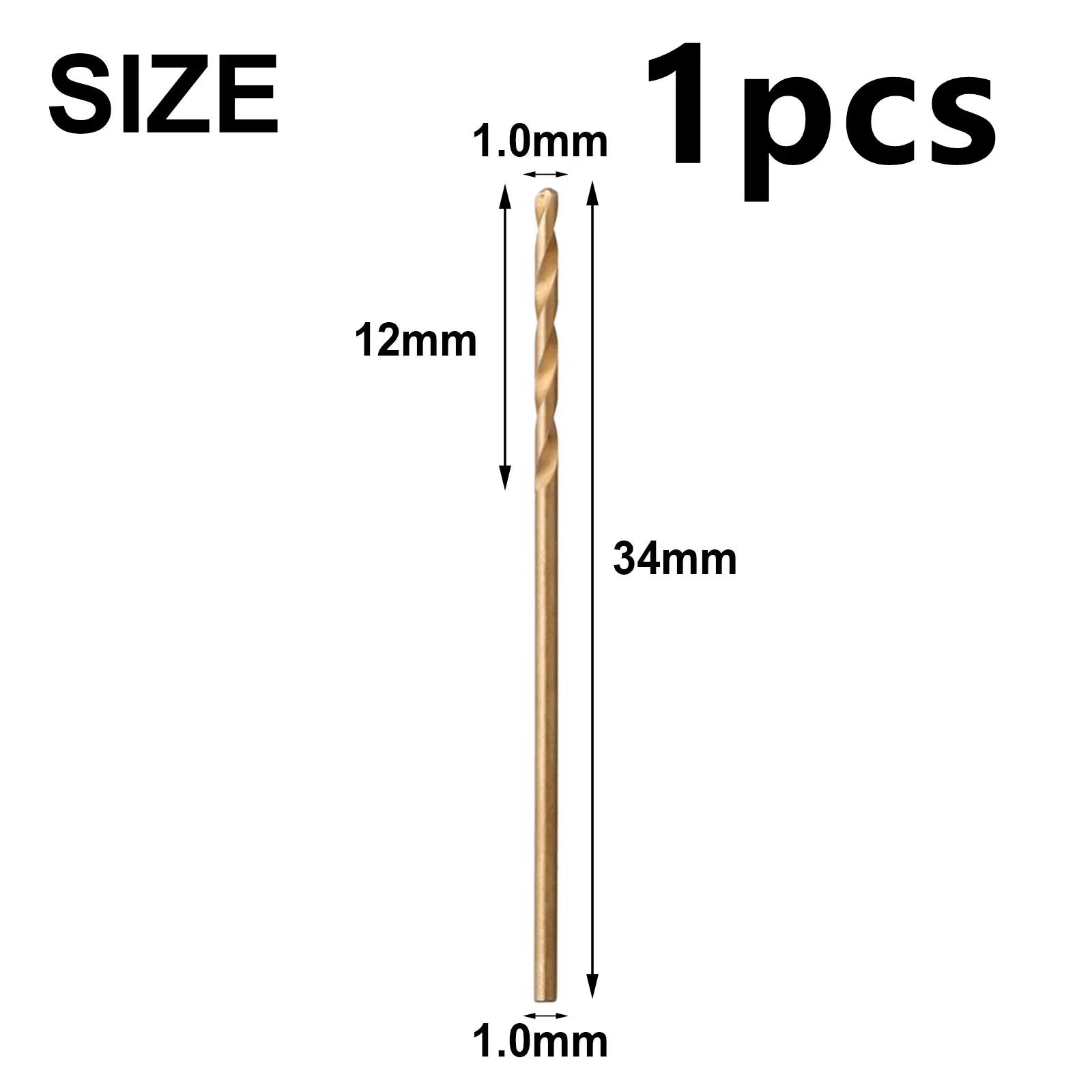 

5/10 шт. сверла HSS M35 Cobalt 1 мм 1,5 мм 2 мм 2,5 мм 3 мм для шнека из нержавеющей стали, высококачественные детали электроинструмента для сверлильного станка