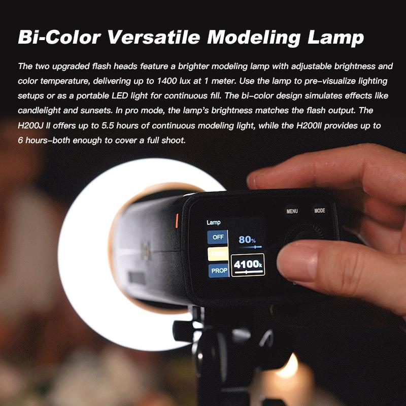 Godox AD200Pro AD200Pro II TTL 2.4G Wireless Camera Pocket Flash compatible with X1T for Nikon Canon Sony Fuji Olympus