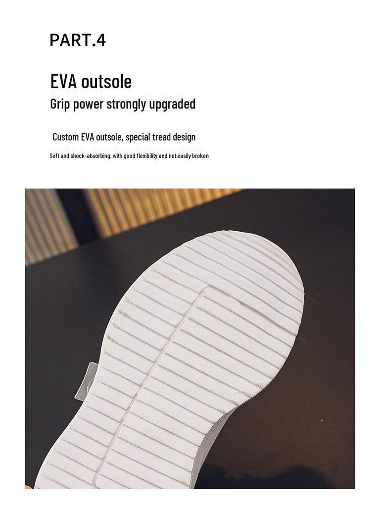 2025 Kinder Weiße Sportschuhe - Ganzjahres Leder Sneaker für Grundschüler