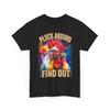 Pluck Around Find Out Rooster T-Shirt | Funny Chicken Shirt | Farm Humor Tee | Country Gift | Rustic Rooster Graphic Tee