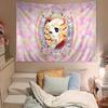 Japanese CCandy Candy Hanging Bohemian Tapestry Cheap Hippie Wall Hanging Wall Tapestries Mandala Wall Hanging Home Decor