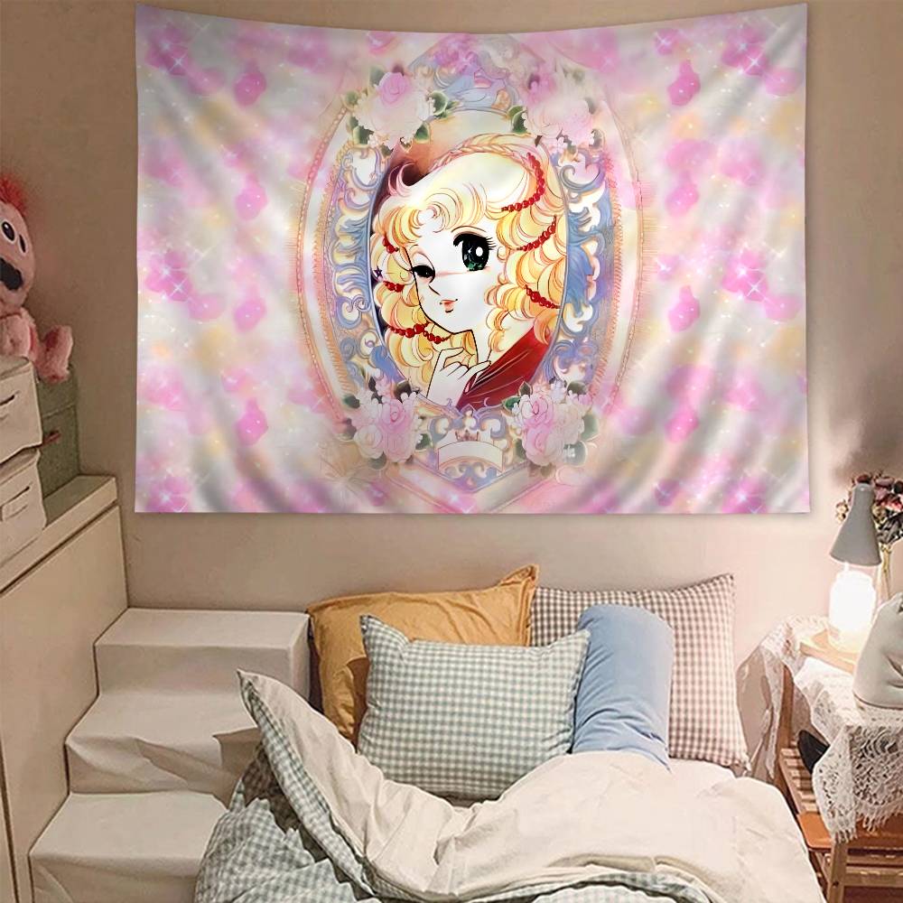 Japanese CCandy Candy Hanging Bohemian Tapestry Cheap Hippie Wall Hanging Wall Tapestries Mandala Wall Hanging Home Decor