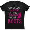 Princess Cowboy Boots Western Cowgirl Girls Black T Shirt