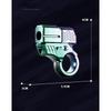 Toy Gun Stress Relief Ring EDC Mini Metal Agent Gold Finger Throwing Shell Fake Gun for Adults Boy Fingertip Gyro Fidget Spinner