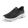 Skechers MEN'S GO WALK Abrasion Resistant Breathable Low Top Casual Shoes Men's Black White