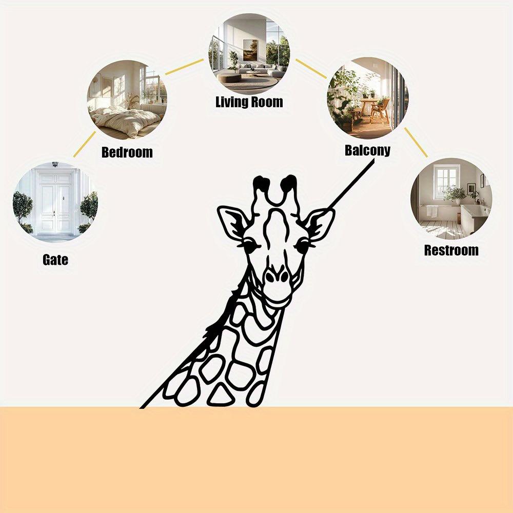 Metal Giraffe Decor for Living Room, Kitchen, Bedroom, Garage, Garden, Outdoor