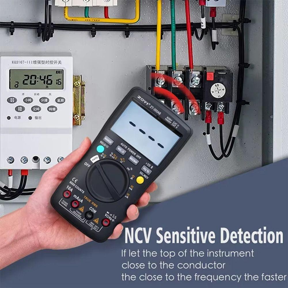 Professional Bluetooth Digital Multimeter AC/DC Voltage Resistance LCD Display Voltage Detector True RMS Multifunction