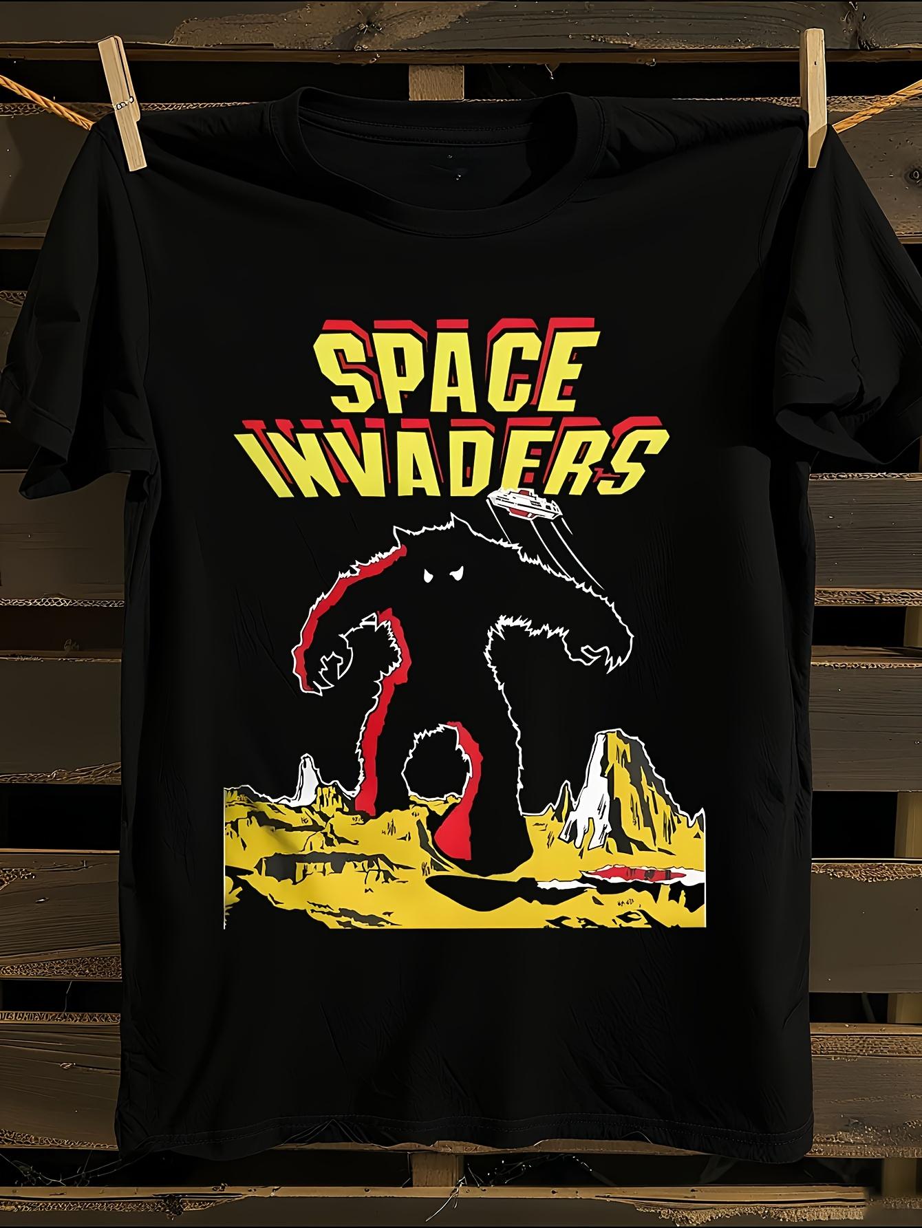 Retro 80s Arcade Space Invaders Video Game Tshirt XXXL