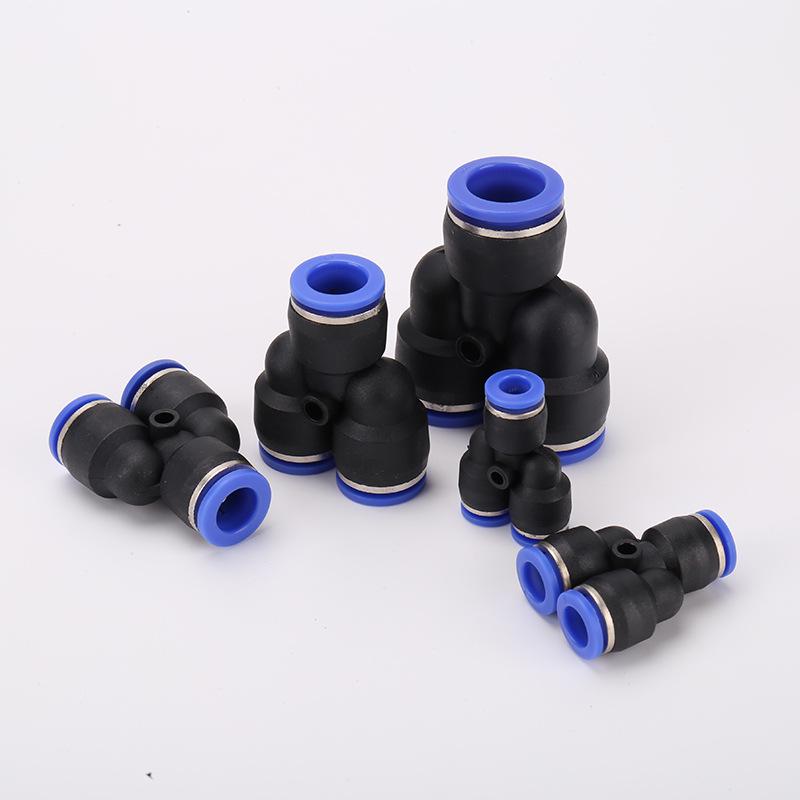 Trójnik typu Y Złączka pneumatyczna Redukcyjna Szybkozłączka do rur powietrznych PY-4/6