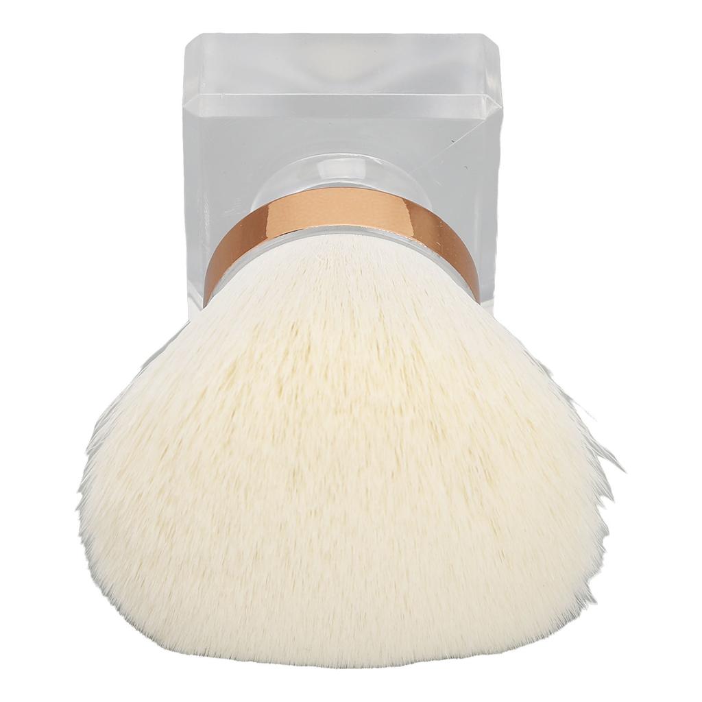 2Pcs Nail Dust Brush Portable Nail Cleaning Brush Artificial Fiber Nail Loose Powder Foundation